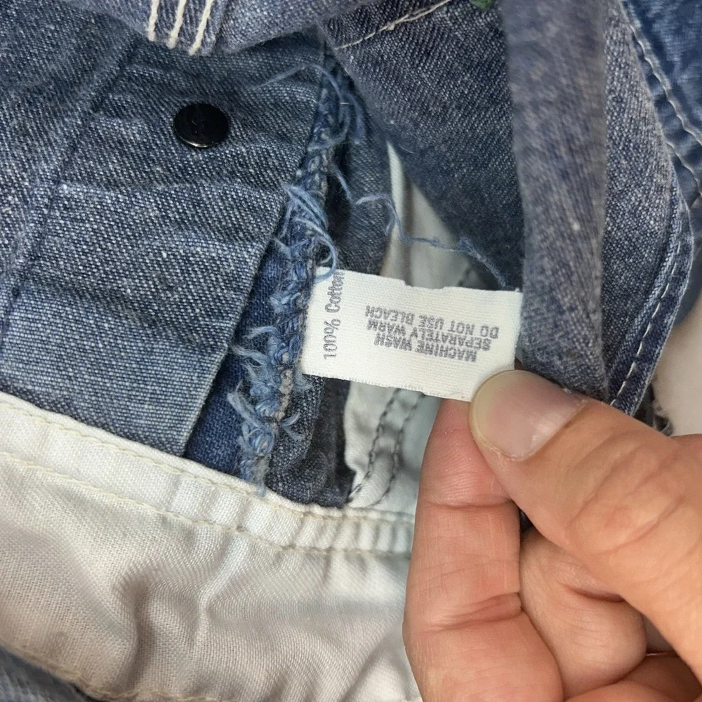 Vintage Oshkosh Vestbak Bib Overalls Denim Kids Toddler Size 2t/3t USA Cotton
